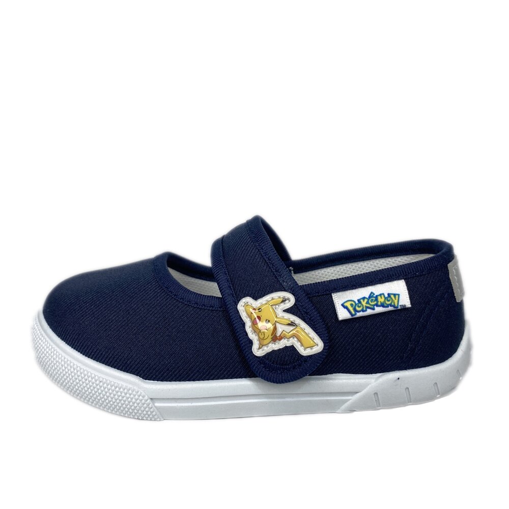 台灣製造 男童室內鞋 寶可夢 Tomica 幼兒園 16-21號 兒童帆布鞋 皮卡丘-圖片-3