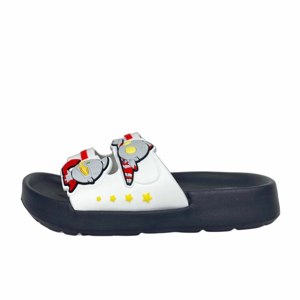 超人力霸王 男童拖鞋 奧米加 ultraman 電燈洞洞鞋 台灣製造 16-20號 防水防滑 兒童童鞋-圖片-3
