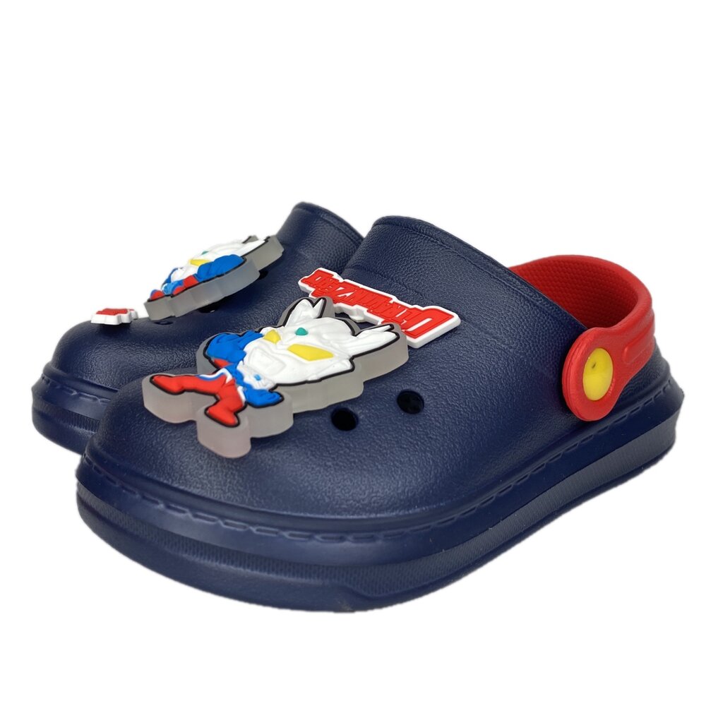 超人力霸王 男童拖鞋 奧米加 ultraman 電燈洞洞鞋 台灣製造 16-20號 防水防滑 兒童童鞋-圖片-5