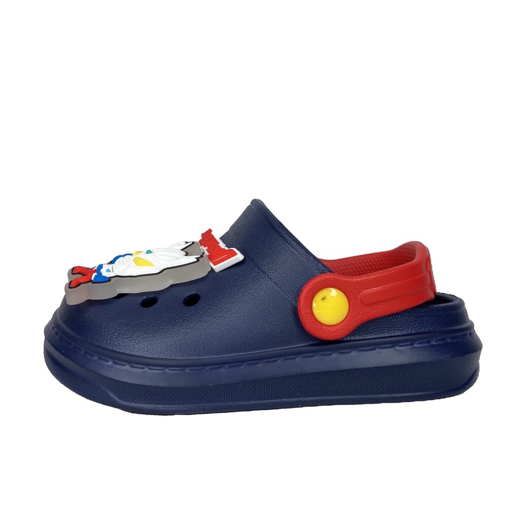 超人力霸王 男童拖鞋 奧米加 ultraman 電燈洞洞鞋 台灣製造 16-20號 防水防滑 兒童童鞋-圖片-7