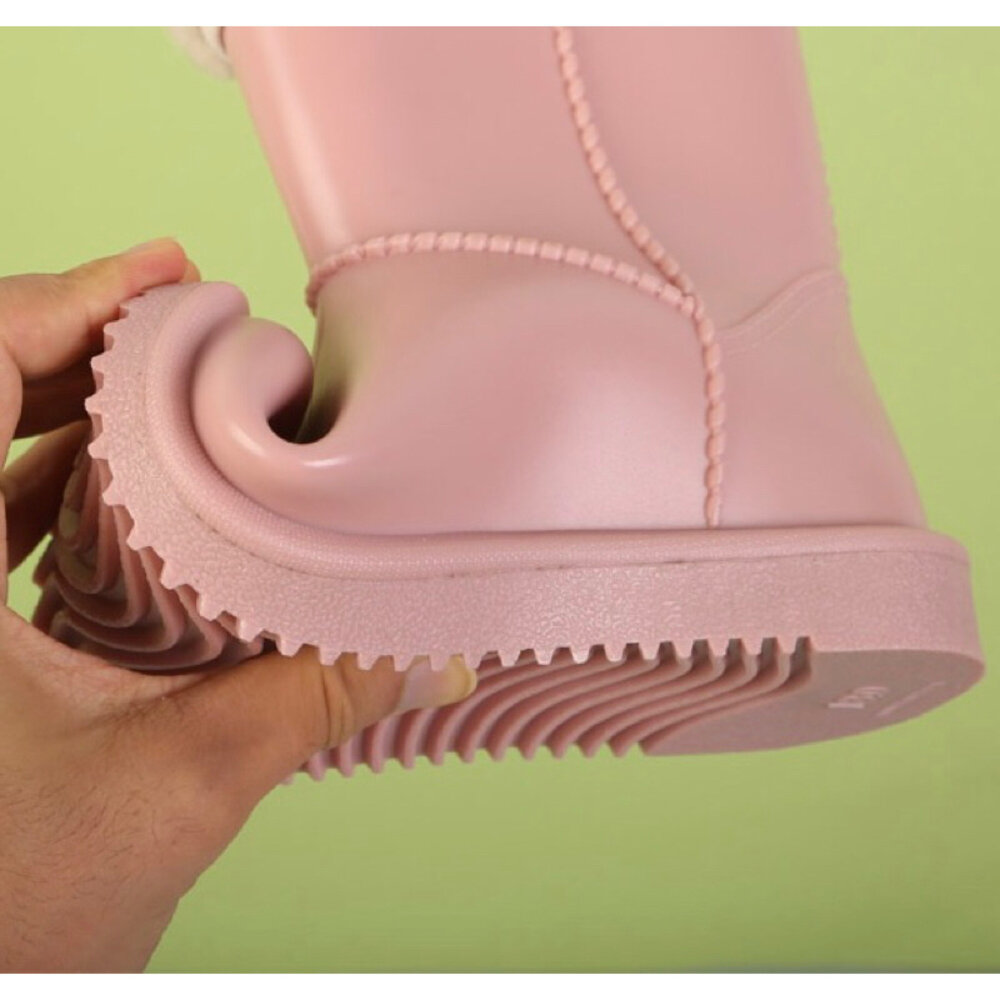 防寒防雨 兒童雪靴 雨鞋 男童女童 靴子 長靴 18-22號 鋪毛-圖片-5