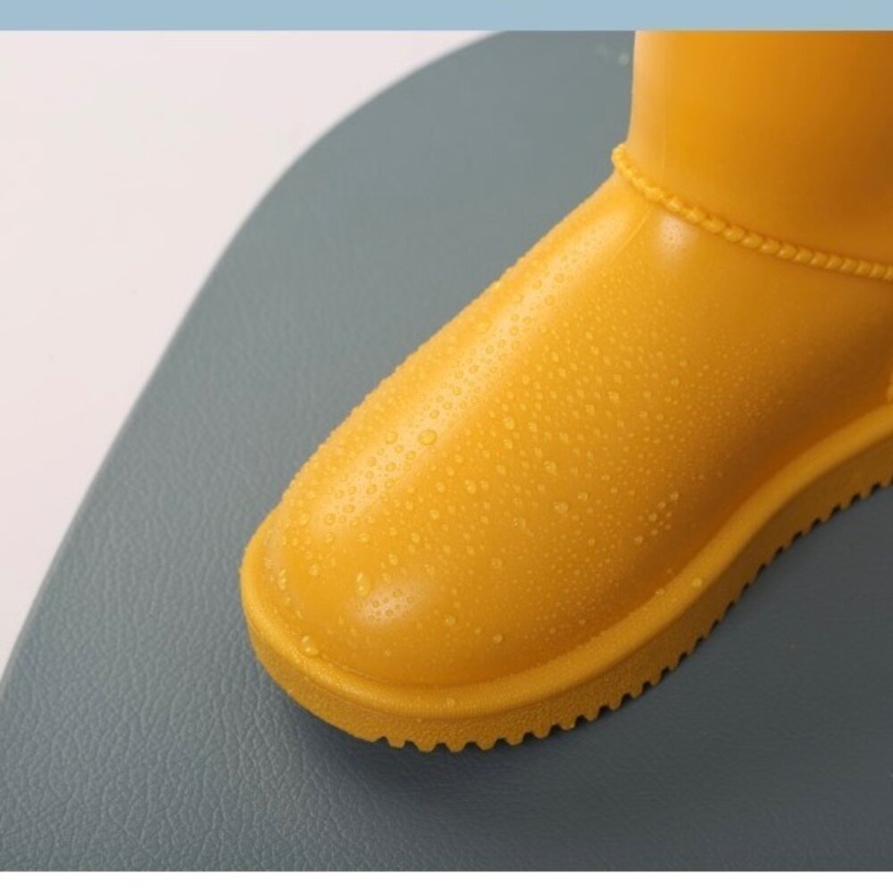 防寒防雨 兒童雪靴 雨鞋 男童女童 靴子 長靴 18-22號 鋪毛-圖片-7