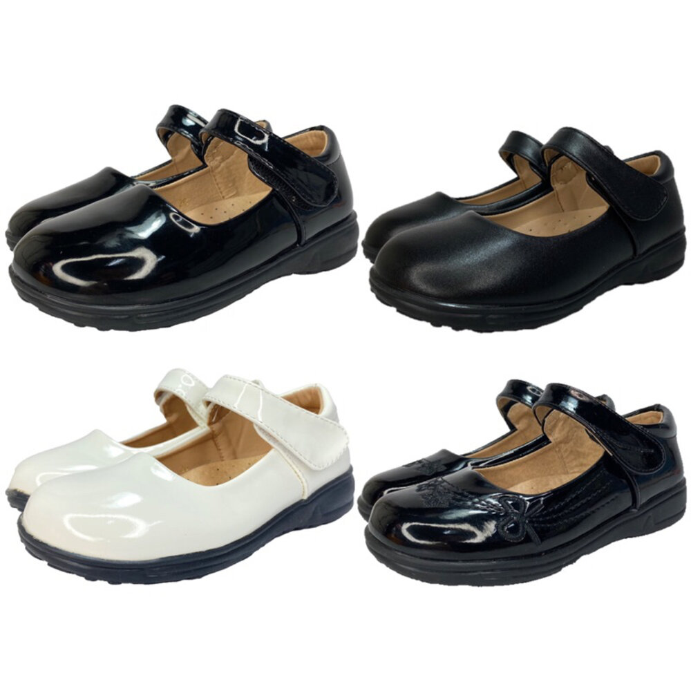 女童黑皮鞋 學生鞋 🔥台灣現貨🔥 花童鞋 表演鞋 黑色 白色 亮皮 封面照片