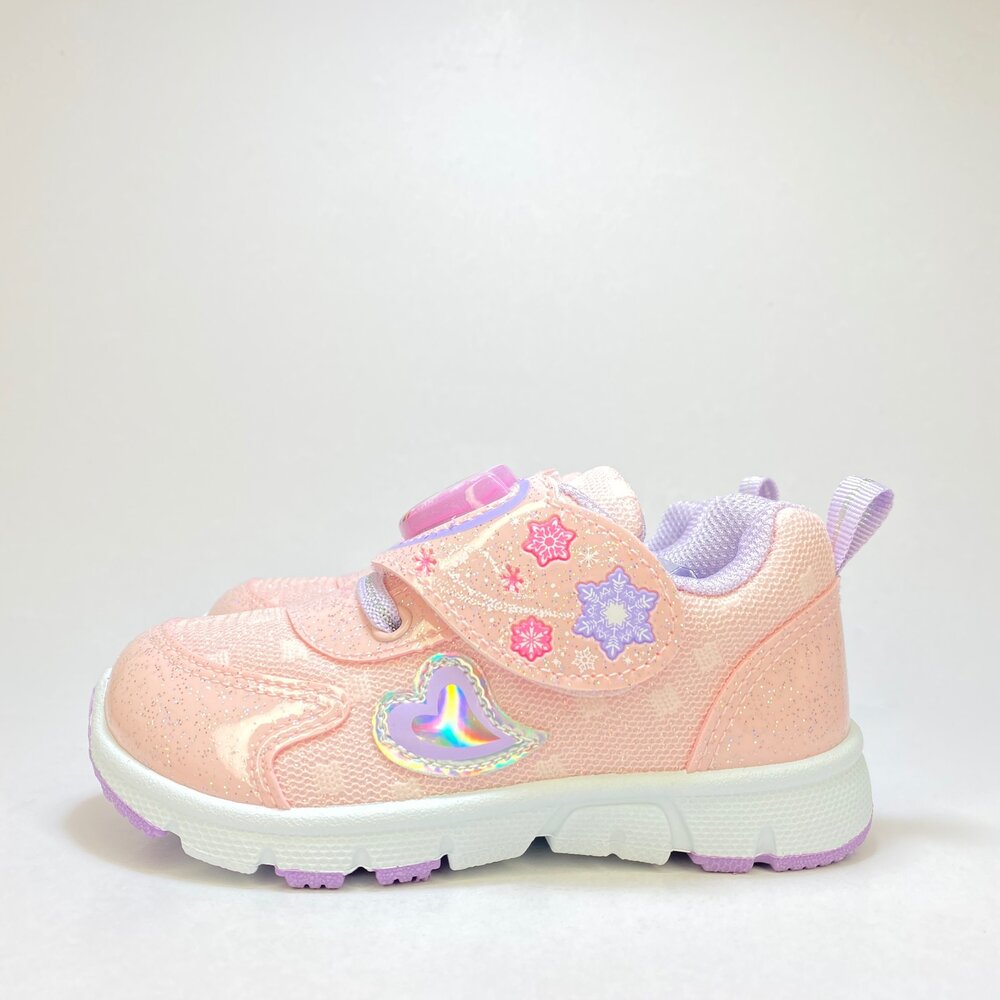 冰雪奇緣 女童電燈鞋 銀色 運動鞋 台灣製造 球鞋 迪士尼 41619-圖片-3