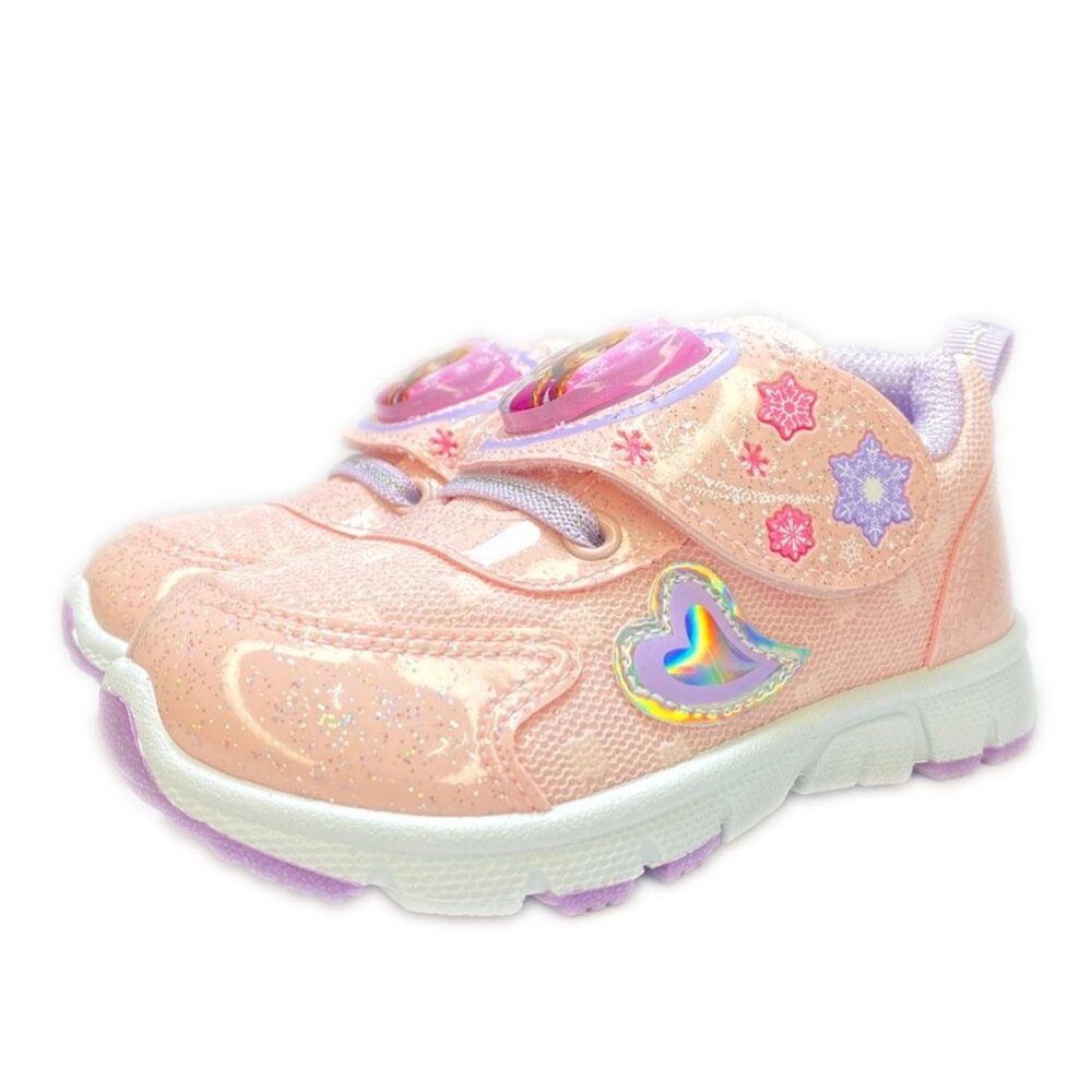 冰雪奇緣 女童電燈運動鞋 銀色 台灣製造 球鞋 迪士尼 41619-圖片-6