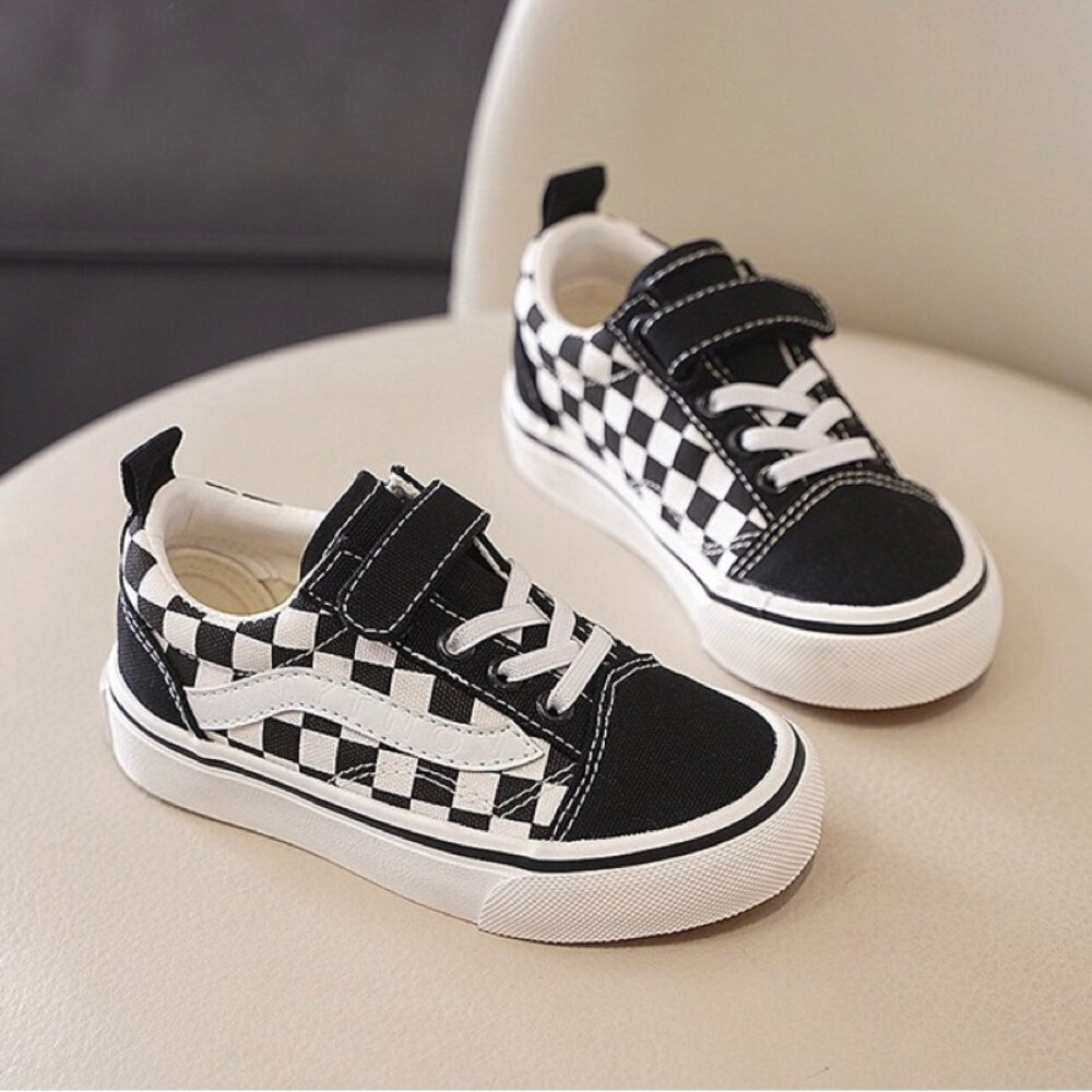 兒童帆布鞋 男童休閒鞋 板鞋 15-23號 🔥台灣現貨🔥 黑色 布鞋-圖片-4