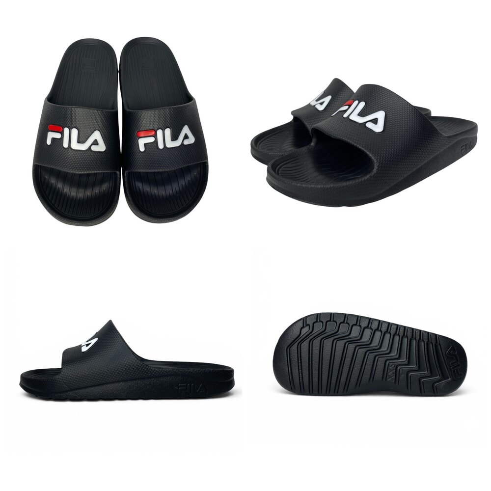 Fila 男女拖鞋 休閒運動 厚底 玩水 足弓 粉色 藍色-圖片-1