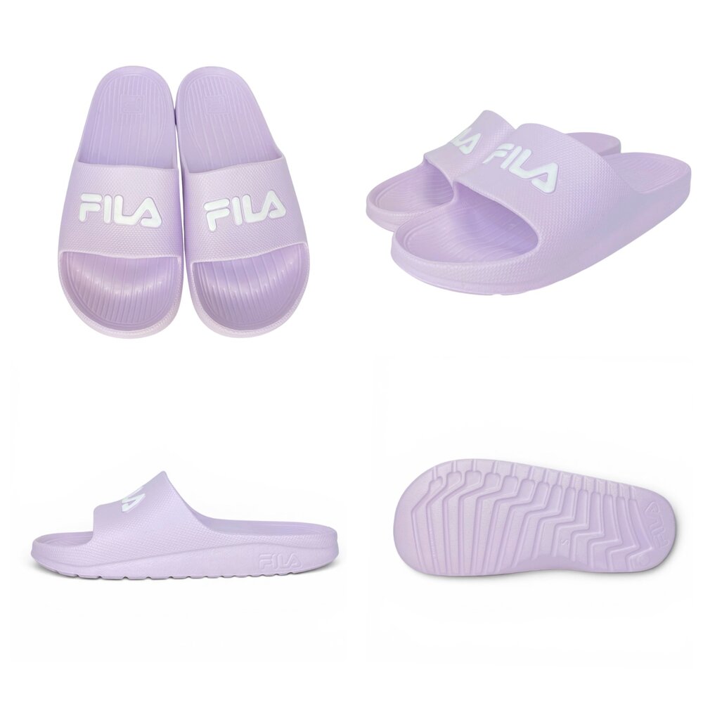 Fila 男女拖鞋 休閒運動 厚底 玩水 足弓 粉色 藍色-圖片-3