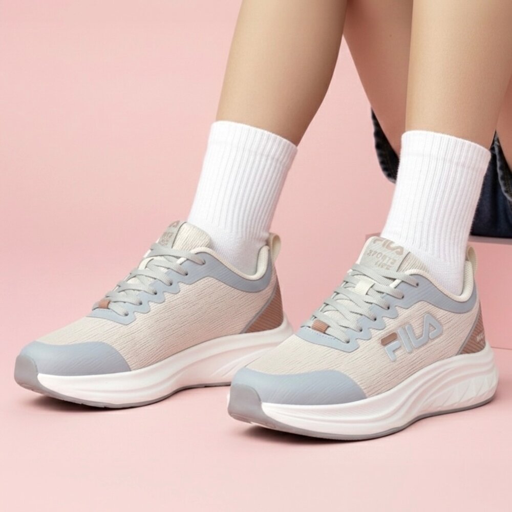 Fila 女運動鞋 休閒鞋 慢跑鞋 全新正品 足弓 輕量 緩震-圖片-4