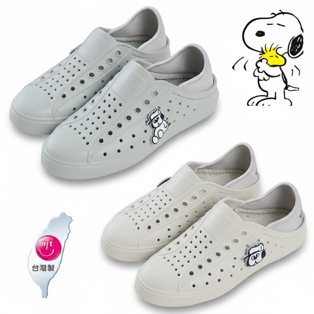 260128073719-史努比 兒童洞洞鞋 女用 親子鞋 可踩後跟 台灣製 大童 雨鞋 涼鞋 拖鞋