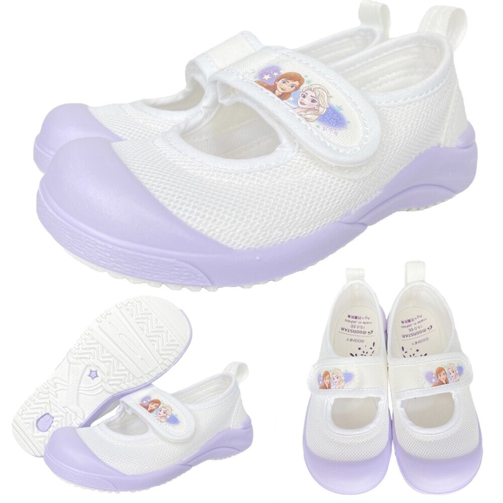 日本製 月星 兒童室內鞋 Moonstar 女童 幼兒園 國小 帆布 透氣 15-21號-圖片-2