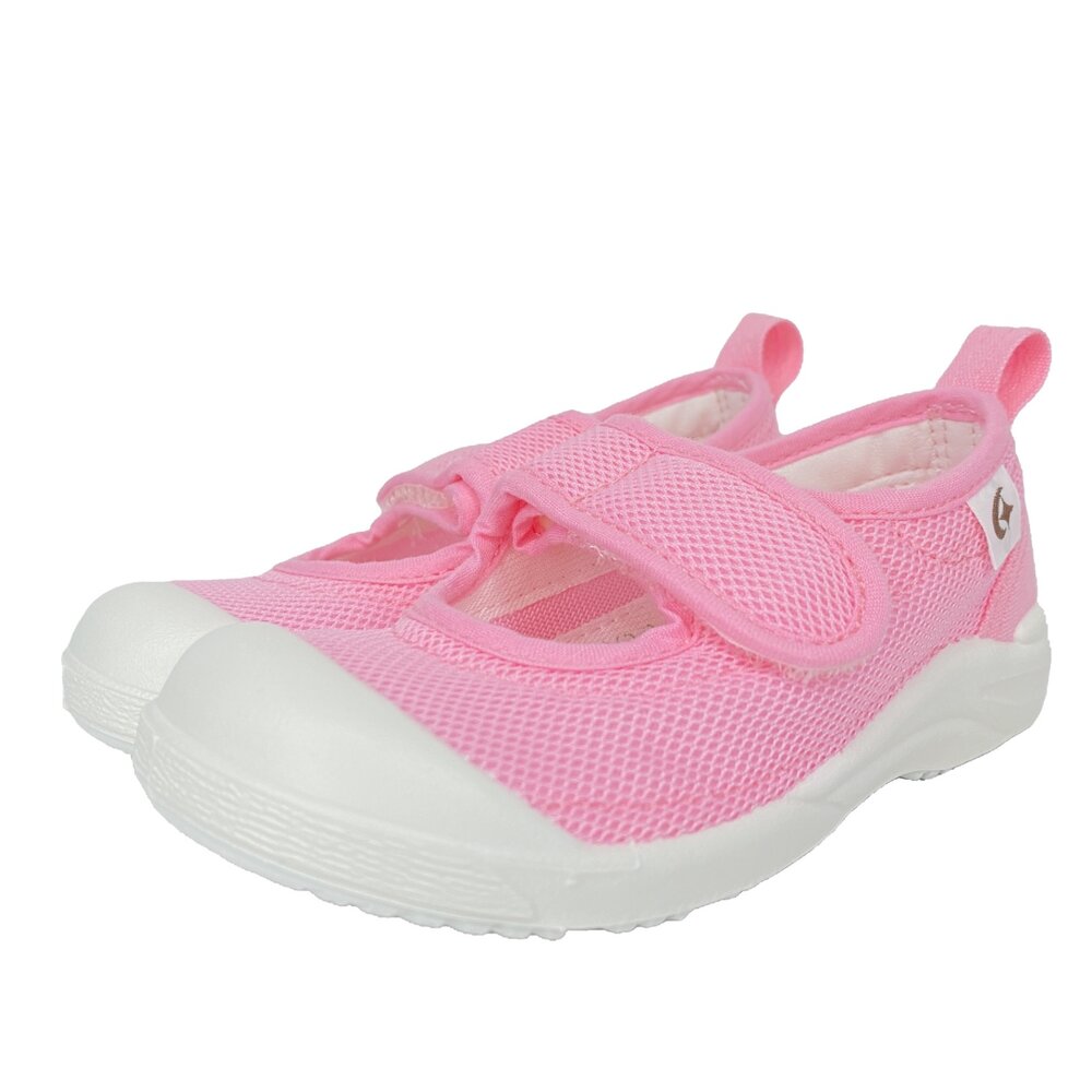 日本製 月星 兒童室內鞋 Moonstar 女童 幼兒園 國小 帆布 透氣 15-21號-圖片-3