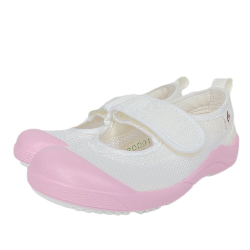 日本製 月星 兒童室內鞋 Moonstar 女童 幼兒園 國小 帆布 透氣 15-21號-圖片-5