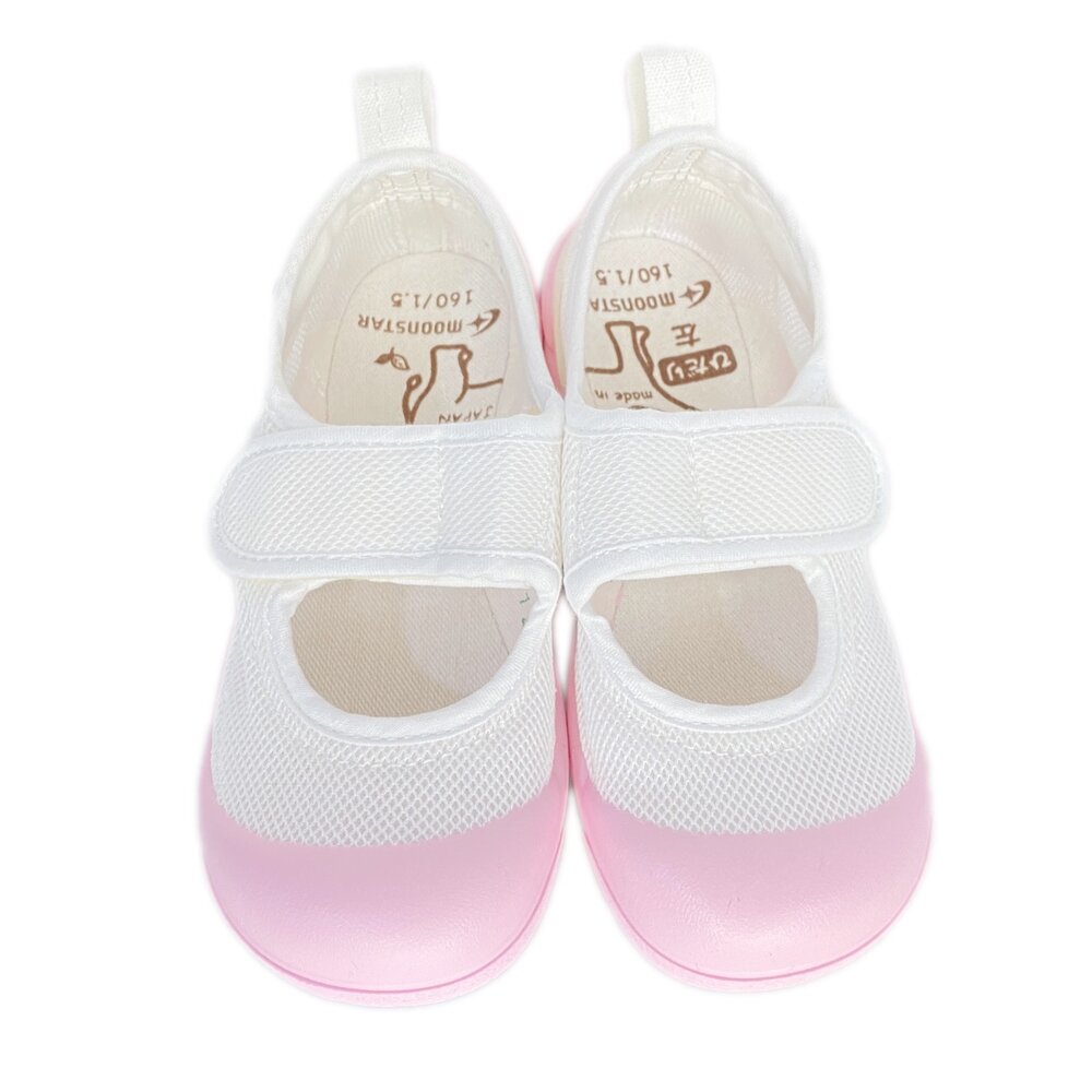 日本製 月星 兒童室內鞋 Moonstar 女童 幼兒園 國小 帆布 透氣 15-21號-圖片-6