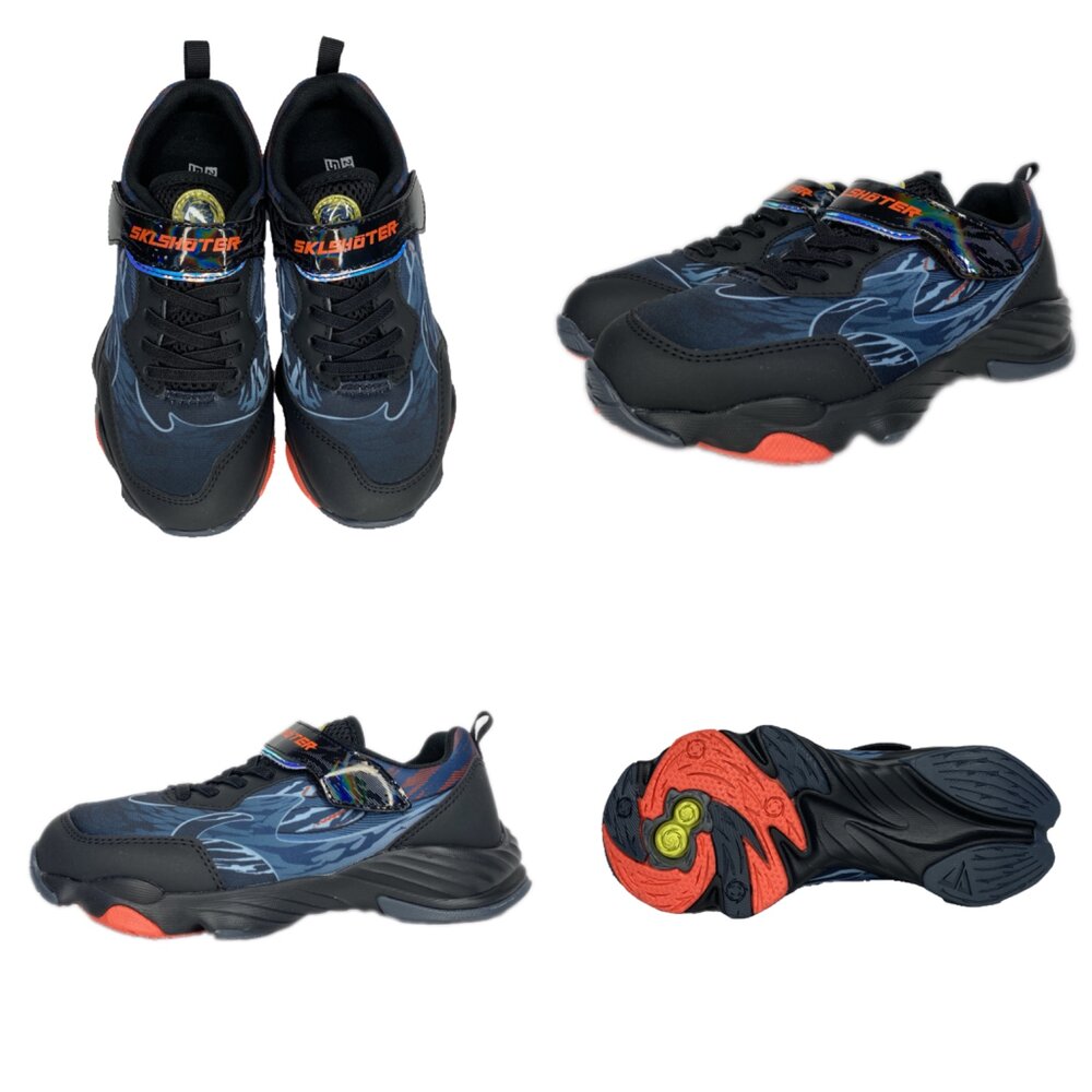 Moonstar 月星 男童運動鞋 機能鞋 大童 2E 3E 魔鬼氈 後跟穩固 透氣止滑 全新正品-圖片-1