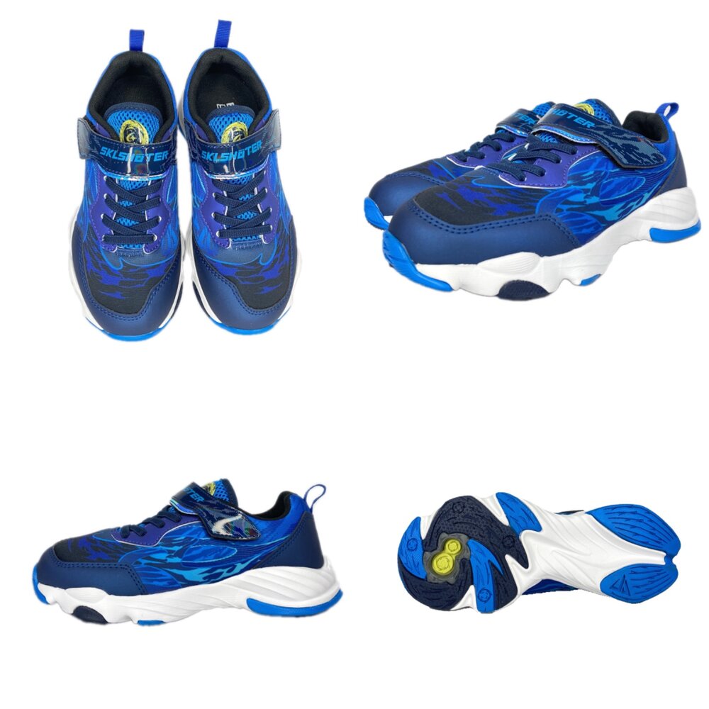 Moonstar 月星 男童運動鞋 機能鞋 大童 2E 3E 魔鬼氈 後跟穩固 透氣止滑 全新正品-圖片-2