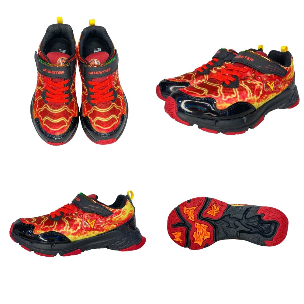 Moonstar 月星 男童運動鞋 機能鞋 大童 2E 3E 魔鬼氈 後跟穩固 透氣止滑 全新正品-圖片-5