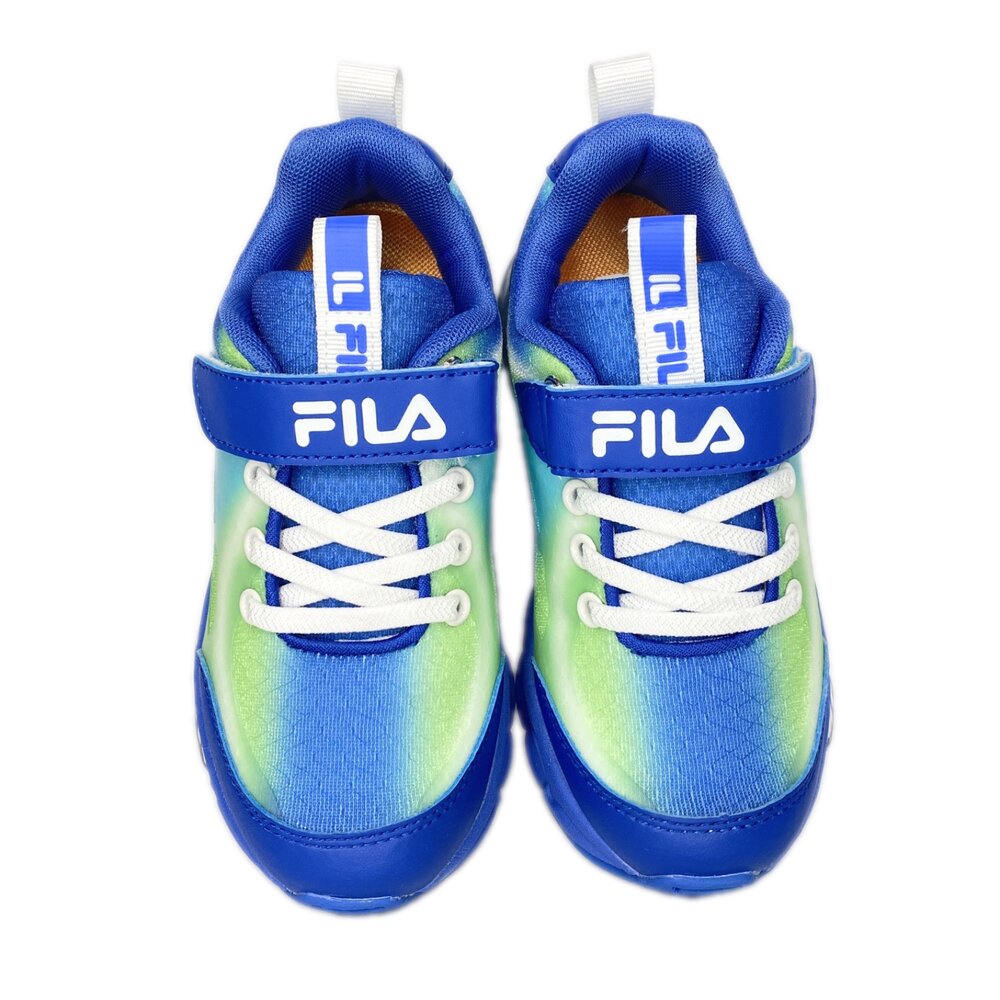 FILA 氣墊運動鞋 童鞋 男童女童 機能鞋 魔鬼氈 透氣 足弓鞋墊 後跟穩固 正品-圖片-2