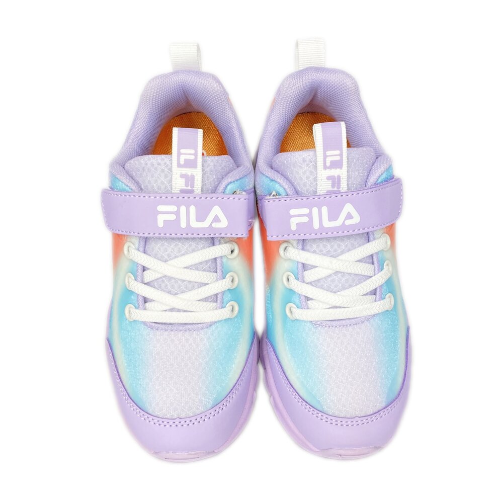 FILA 氣墊運動鞋 童鞋 男童女童 機能鞋 魔鬼氈 透氣 足弓鞋墊 後跟穩固 正品-圖片-6