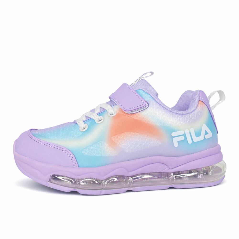 FILA 氣墊運動鞋 童鞋 男童女童 機能鞋 魔鬼氈 透氣 足弓鞋墊 後跟穩固 正品-圖片-7