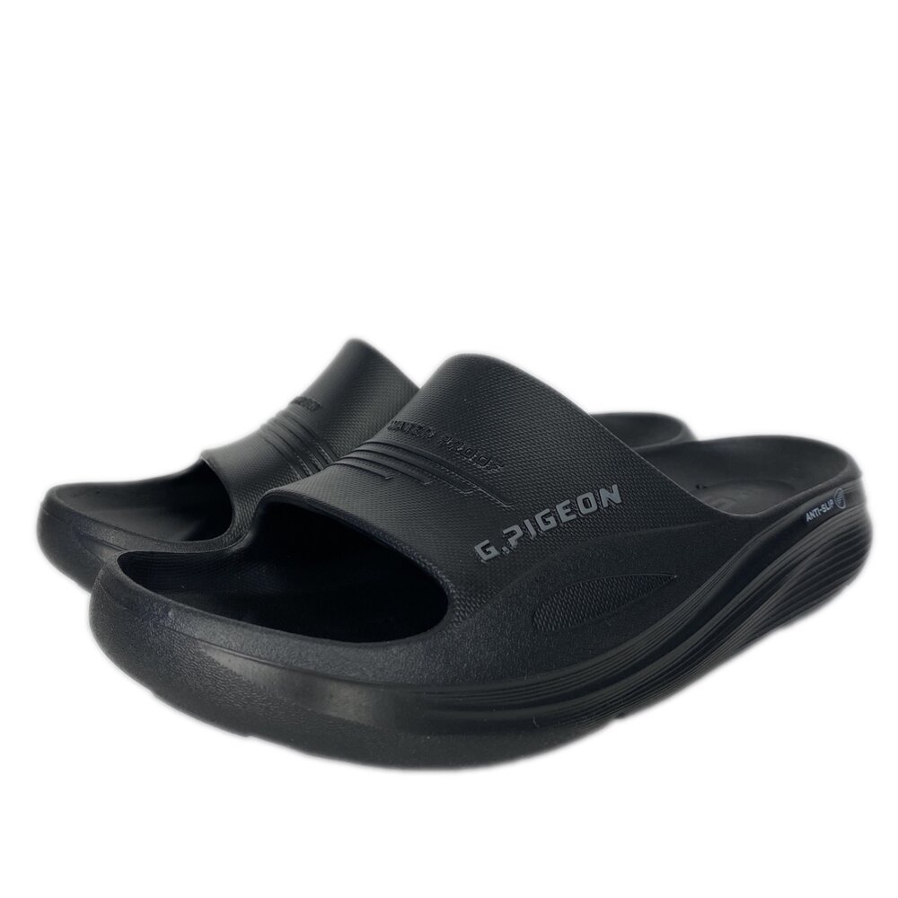 GP 厚底防滑拖鞋 男用女用 排水 室內室外 足弓平底休閒 綠藻蹦迪鞋 35-44號 A5350-圖片-2
