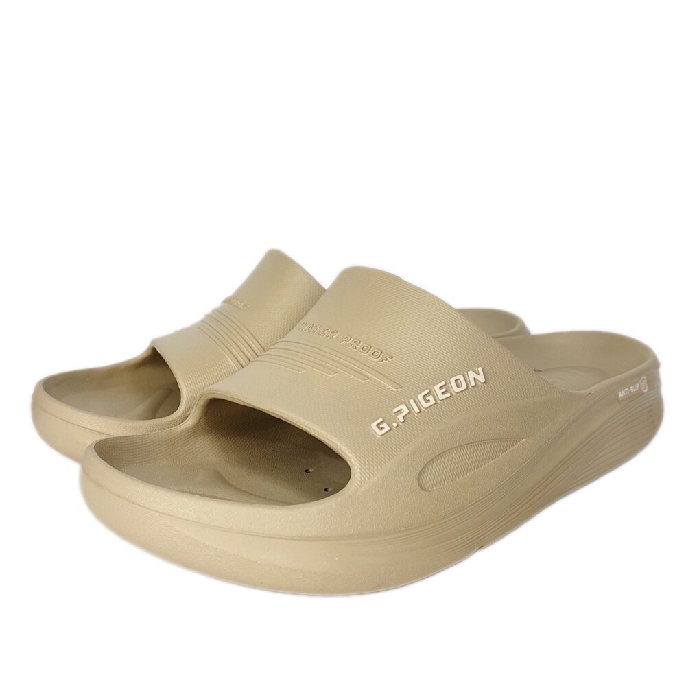 GP 厚底防滑拖鞋 男用女用 排水 室內室外 足弓平底休閒 綠藻蹦迪鞋 35-44號 A5350-圖片-5