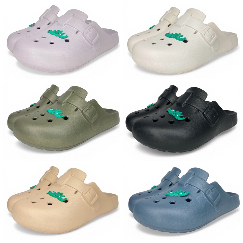 260417082808-母子鱷魚 防水防滑拖鞋 洞洞鞋 男鞋女鞋 足弓 防油工作鞋 休閒輕量