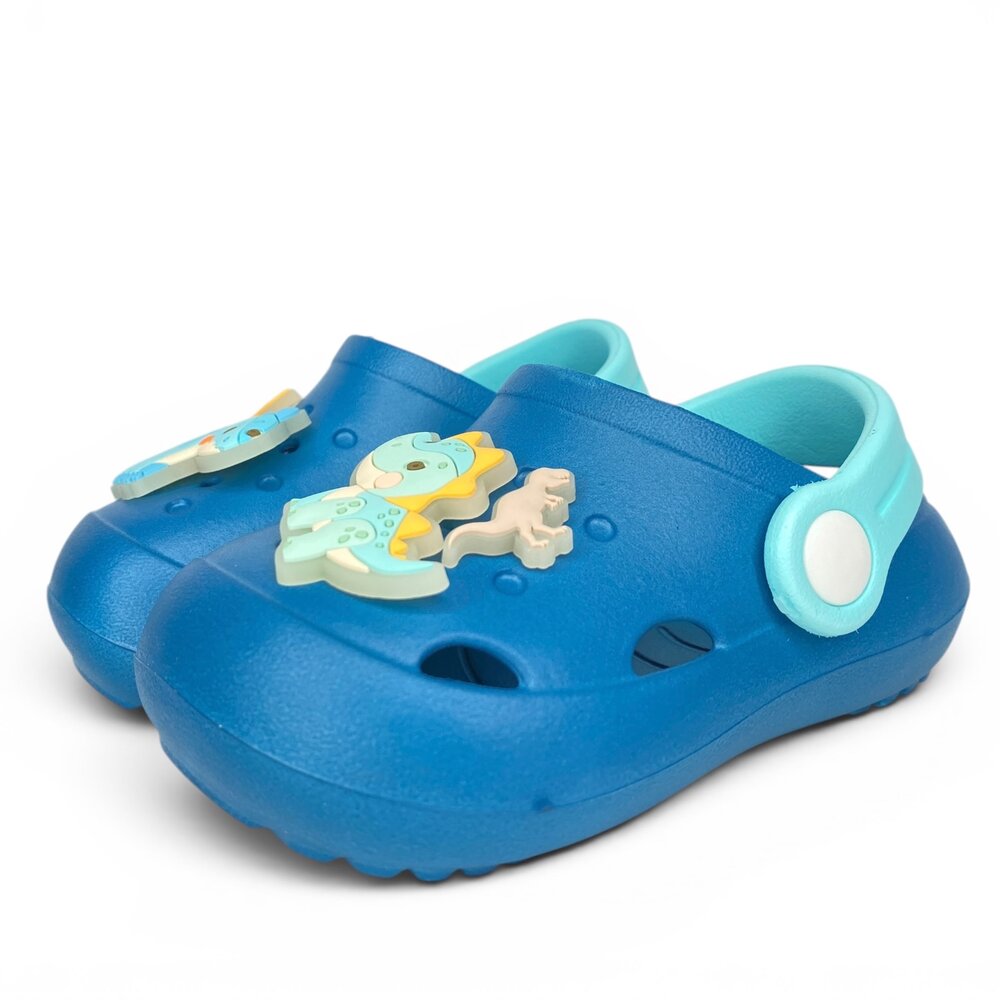 260421173049-恐龍拖鞋 男童 玩水洞洞鞋 動物派對 防滑 園丁鞋 護趾 14-18號 60066