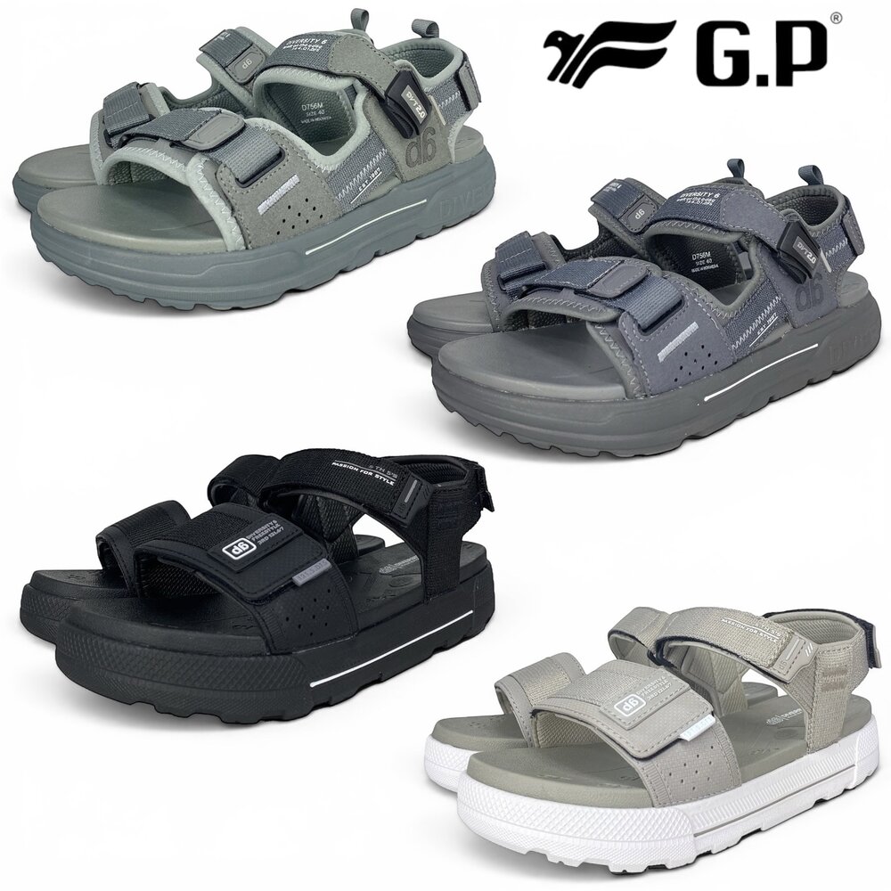 260526172800-GP d6 男涼鞋 女涼鞋 運動休閒玩水 厚底足弓 磁扣 D756M D753M