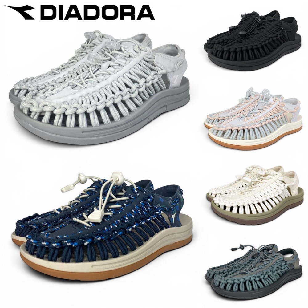 260605073534-Diadora 女編織涼鞋 玩水防滑 護趾 運動休閒 前包包頭 平底 23-25號
