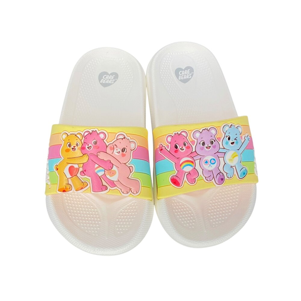 彩虹熊 女童拖鞋 洞洞鞋 玩水防滑 護趾拖鞋 兒童 carebears 愛心小熊-圖片-6