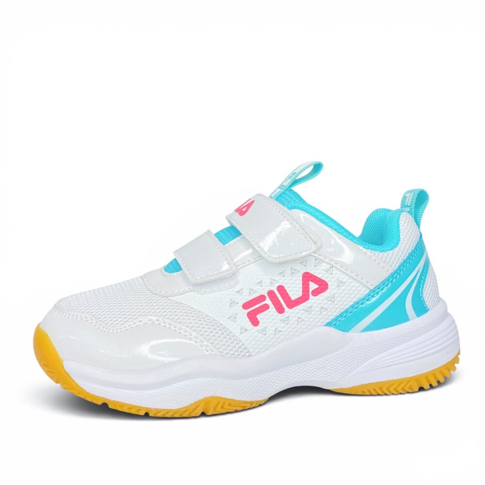 Fila 羽球鞋 排球鞋 室內足球鞋 運動鞋 男童女童 兒童 童鞋 全新正品 J804Z-圖片-7