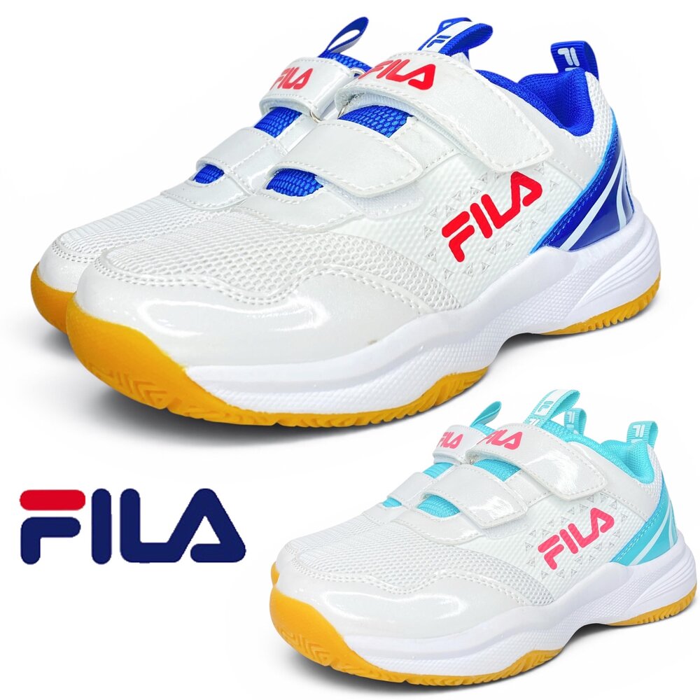 260715073311-Fila 羽球鞋 排球鞋 室內足球鞋 運動鞋 男童女童 兒童 童鞋 全新正品 J804Z