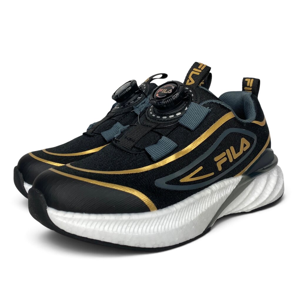 Fila 男童女童旋鈕運動鞋 最新款 機能鞋 童鞋 康特杯 大童 足弓 矯正鞋 J810A-圖片-7