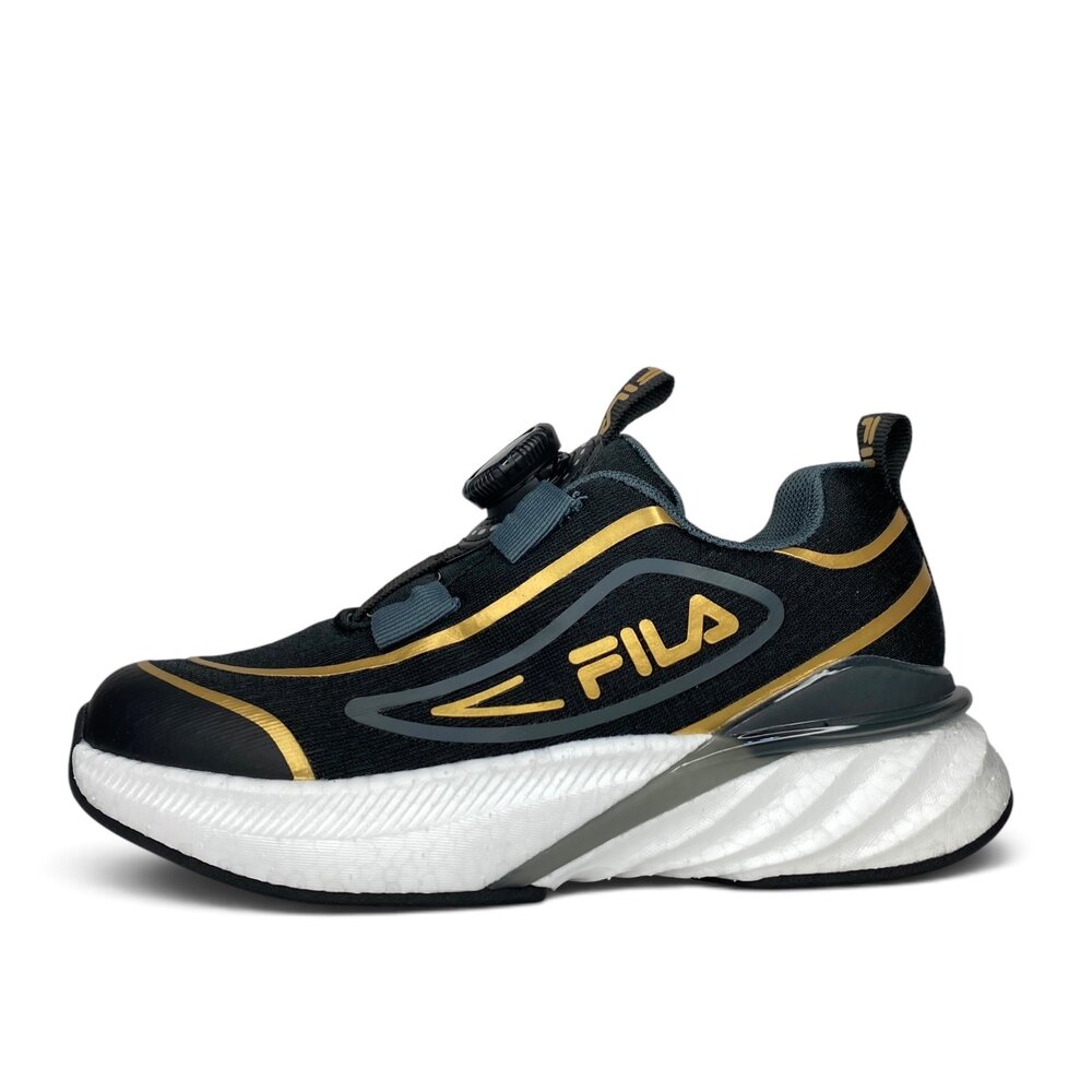 Fila 男童女童旋鈕運動鞋 最新款 機能鞋 童鞋 康特杯 大童 足弓 矯正鞋 J810A-圖片-8