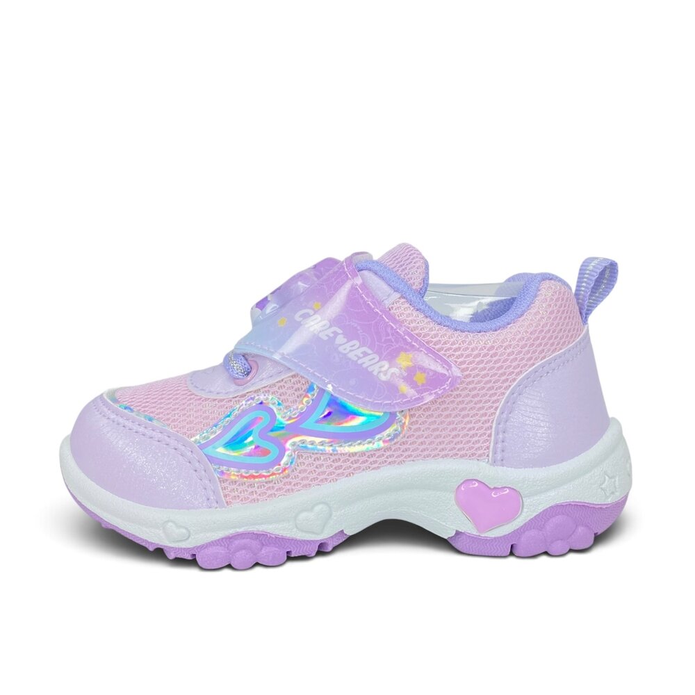 台灣製 女童運動鞋 彩虹熊 電燈鞋 正品授權 carebears 童鞋 CBKX69827-圖片-3