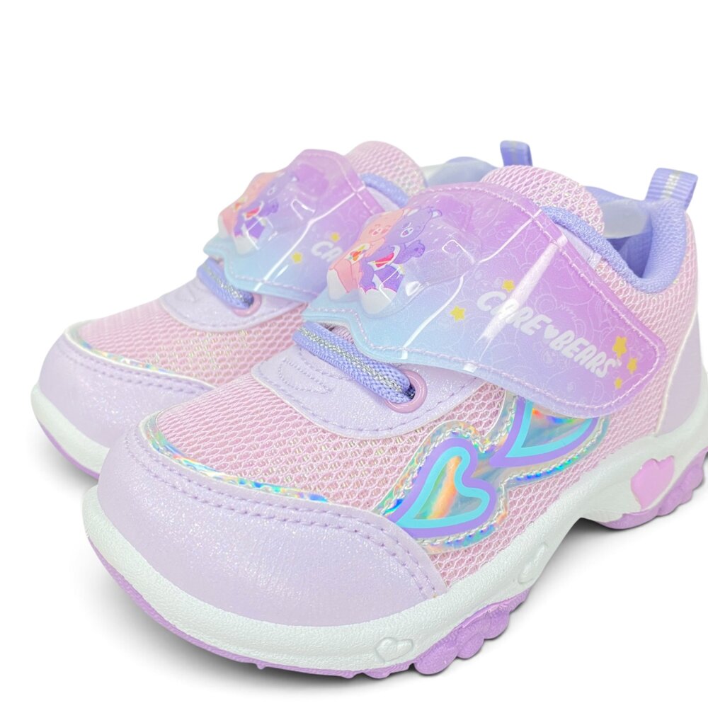 台灣製 女童運動鞋 彩虹熊 電燈鞋 正品授權 carebears 童鞋 CBKX69827-圖片-4