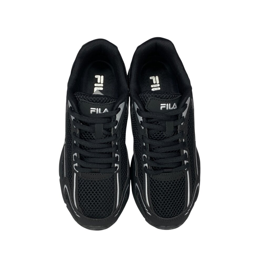 Fila 女用慢跑鞋 運動鞋 休閒鞋 球鞋 CIRCUIT 黑色 白色 復古 5-J907A-001-圖片-3