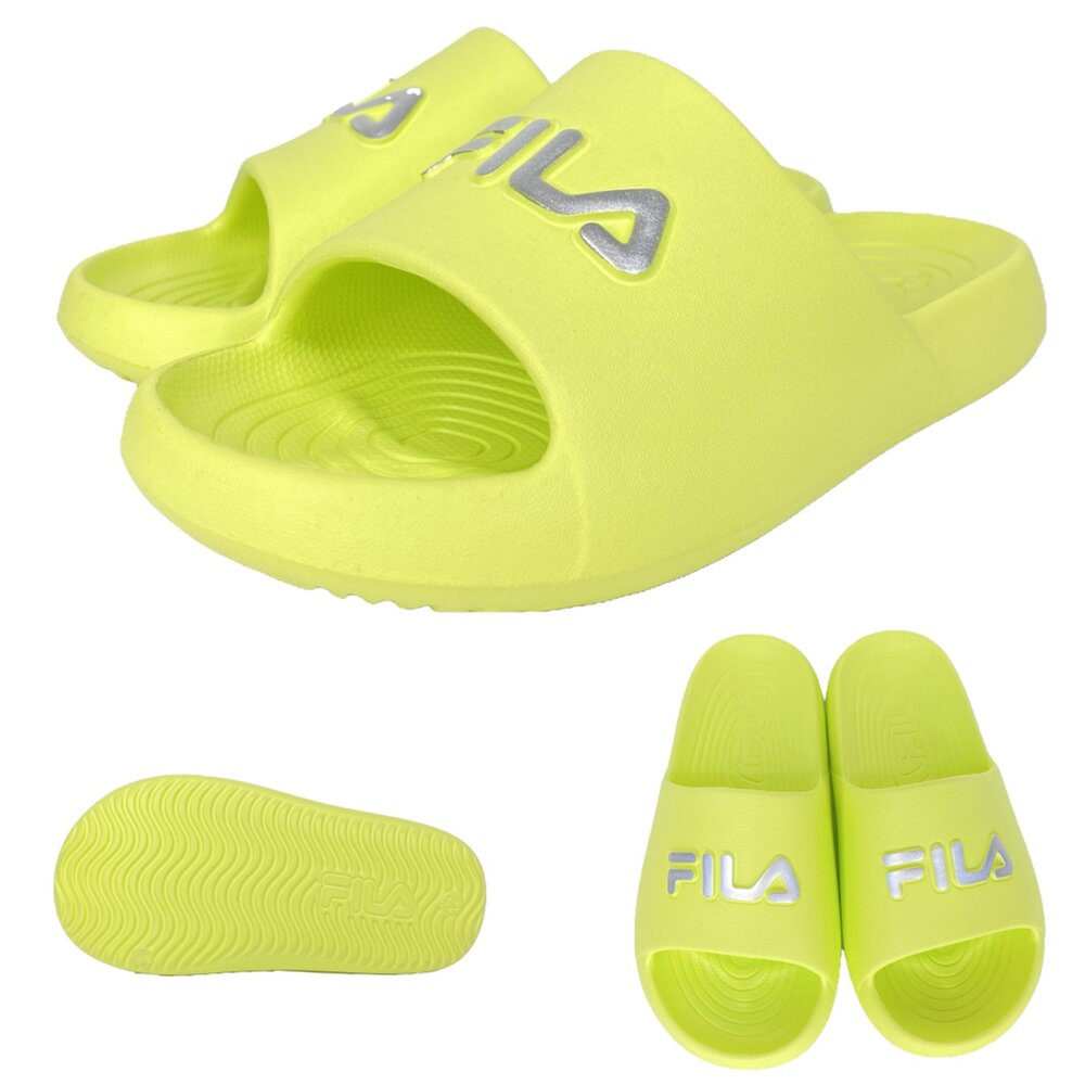 Fila 休閒玩水拖鞋 兒童 全新正品 足弓 男童女童童鞋 斐樂 白色粉色 免運-圖片-4