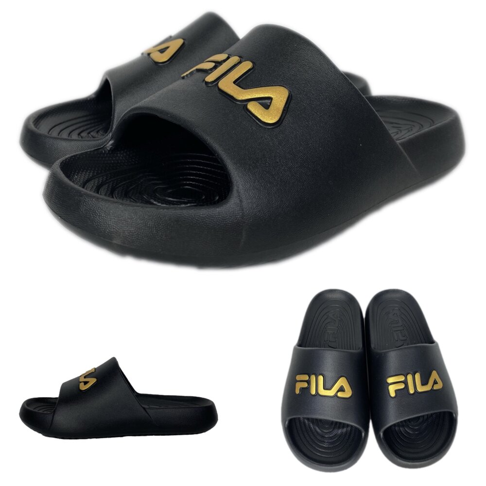 Fila 休閒玩水拖鞋 17-24號 兒童女用 全新正品 足弓 男童女童童鞋 斐樂 白色粉色 免運-圖片-1