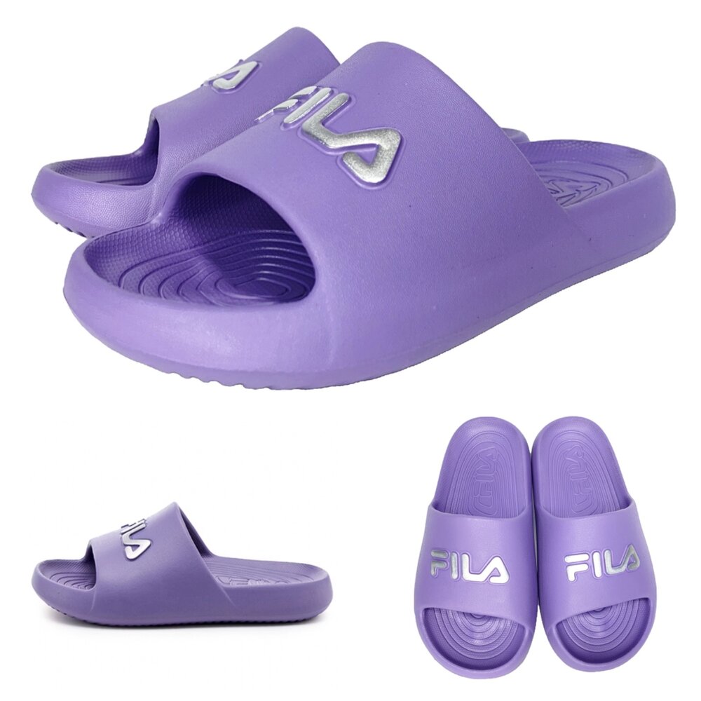 Fila 休閒玩水拖鞋 17-24號 兒童女用 全新正品 足弓 男童女童童鞋 斐樂 白色粉色 免運-圖片-4