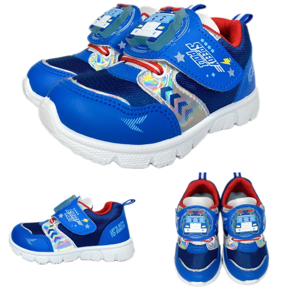 波力 童鞋 運動鞋 電燈鞋 新款 安寶 羅伊 男童 球鞋 台灣製-圖片-1