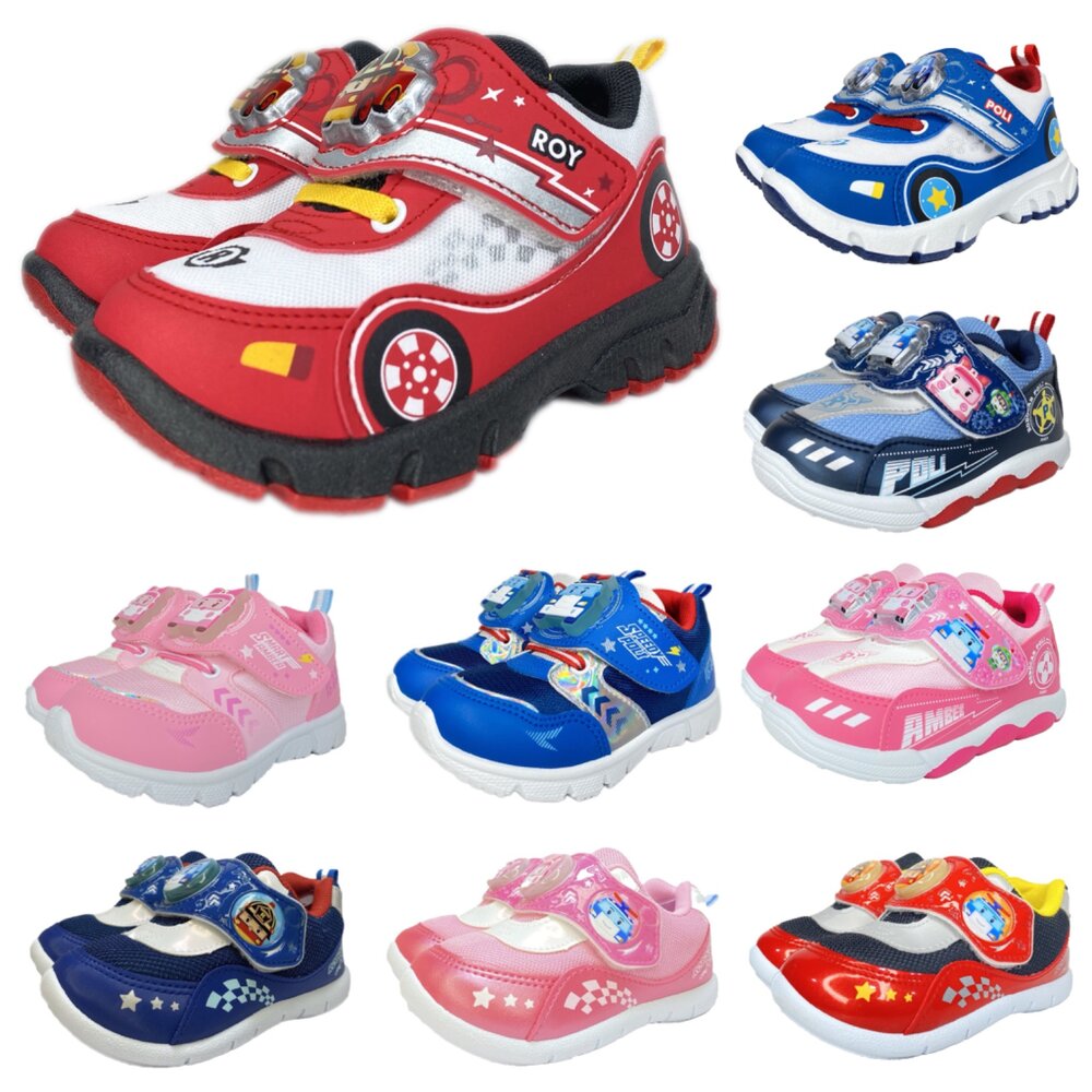 3274782025-波力 童鞋 運動鞋 電燈鞋 新款 安寶 羅伊 男童 球鞋 台灣製