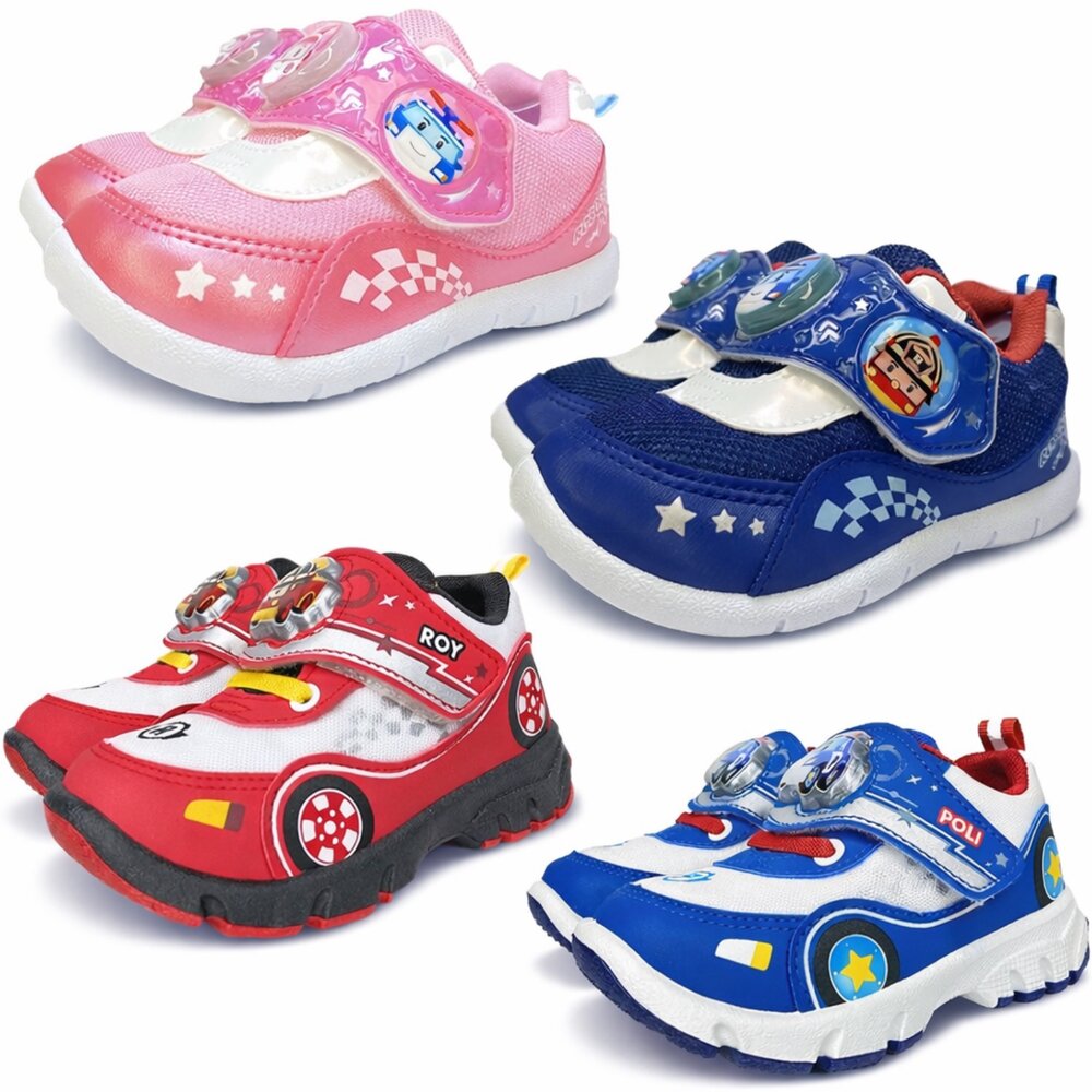 波力運動鞋電燈鞋安寶羅伊男童童鞋台灣製女童