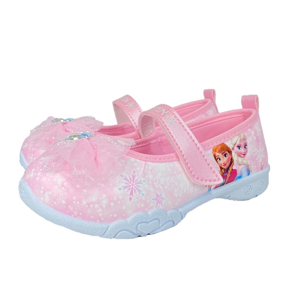 冰雪奇緣 室內鞋 休閒鞋 蘇菲亞公主 台灣製 童鞋 艾莎 安娜 迪士尼公主 魔鬼氈 17-21號-圖片-1