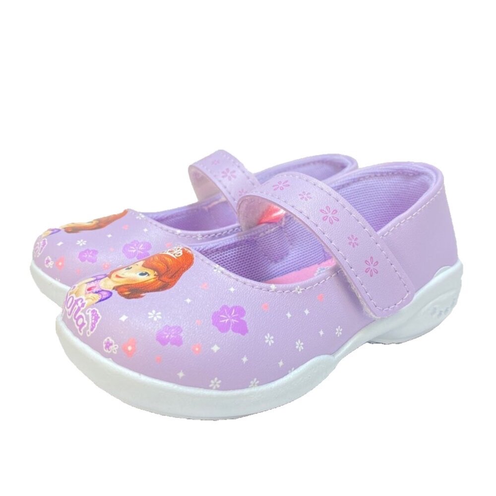 冰雪奇緣 室內鞋 休閒鞋 蘇菲亞公主 台灣製 童鞋 艾莎 安娜 迪士尼公主 魔鬼氈 17-21號-圖片-6