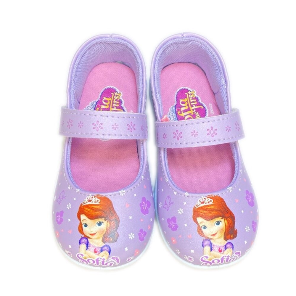 冰雪奇緣 室內鞋 休閒鞋 蘇菲亞公主 台灣製 童鞋 艾莎 安娜 迪士尼公主 魔鬼氈 17-21號-圖片-7