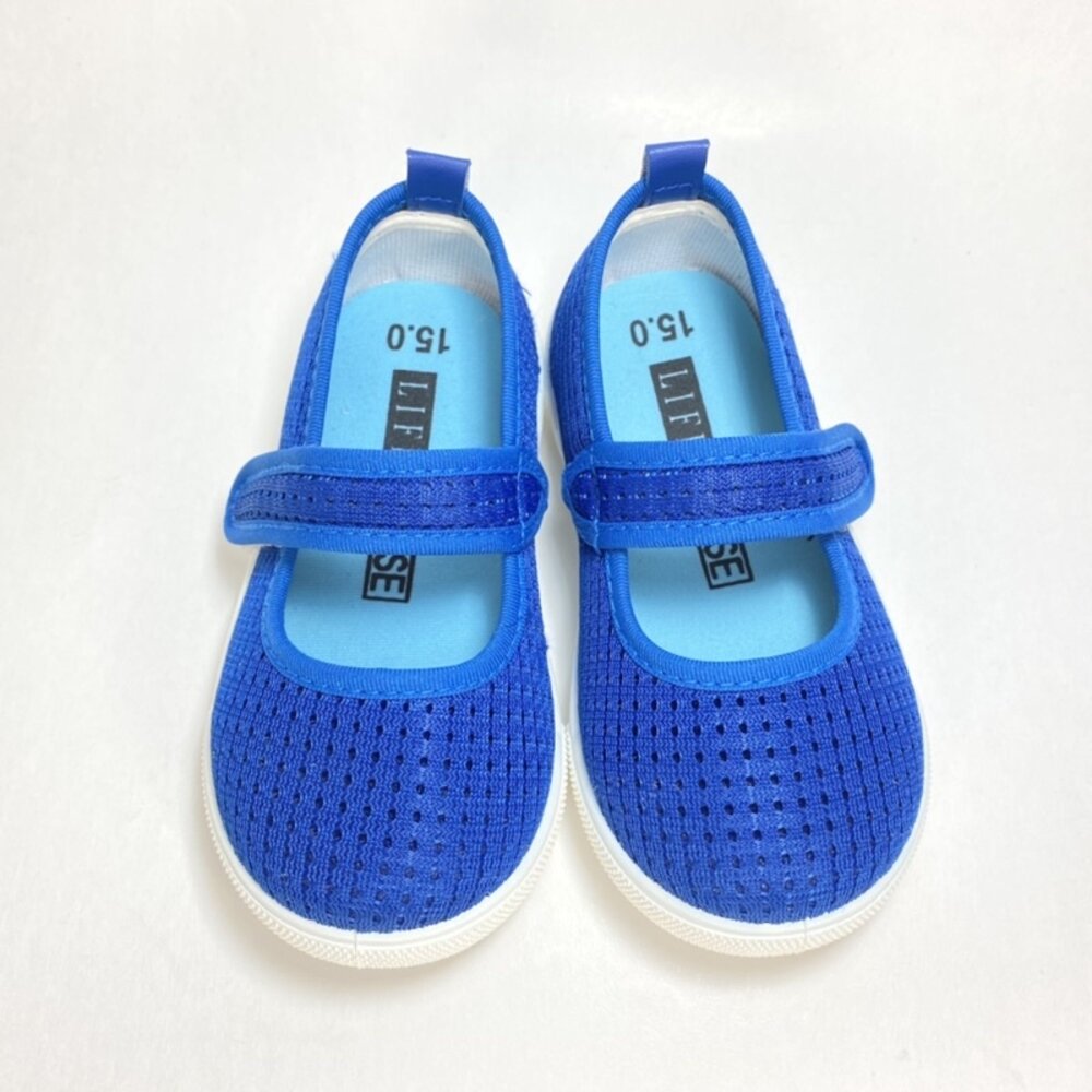 幼兒園室內鞋 送鞋墊 魔鬼氈 帆布 網布 透氣舒適 男童 女童 休閒鞋-圖片-1