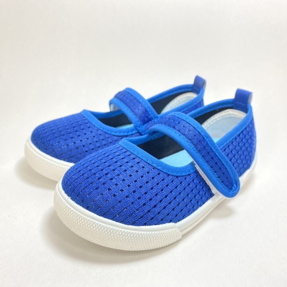 幼兒園室內鞋 送鞋墊 魔鬼氈 帆布 網布 透氣舒適 男童 女童 休閒鞋-圖片-2