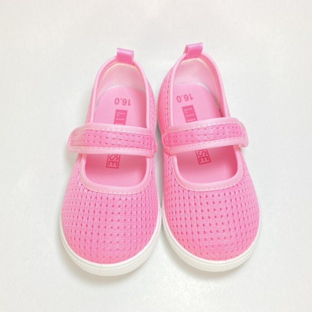 幼兒園室內鞋 送鞋墊 魔鬼氈 帆布 網布 透氣舒適 男童 女童 休閒鞋-圖片-3